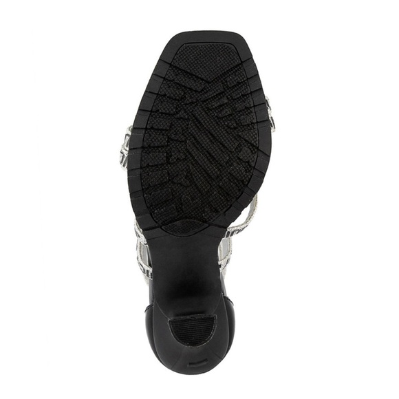 Juicy Couture Rhinestone Black High Heels - Picture 2 of 5